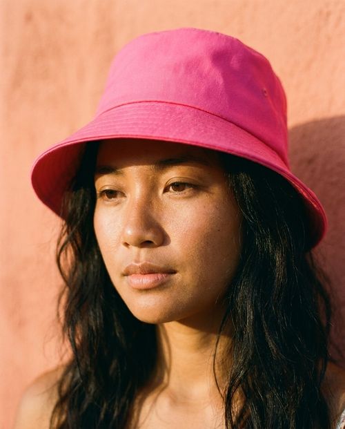 Unisex Electric Fuchsia Electric Surf Bucket Hat Bucket Hat — Lolekai