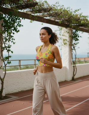Fungi Sports Bra Longline Sports Bra — Dripper