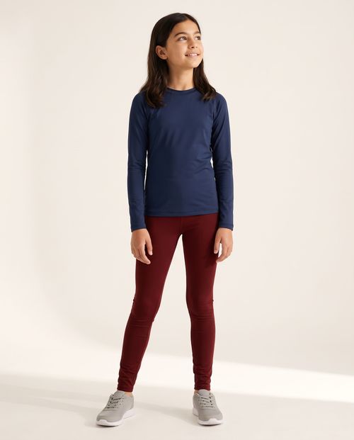 Maroon Girls Youth Leggings Girls Youth Leggings — Lolekai