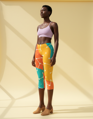 Nebula Leggings Capri Leggings — Dripper