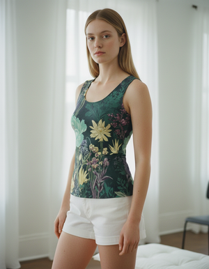 Women's Transformative Teal Eden women's tank tops
