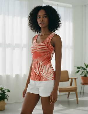 Fiery Red Eden Tank Top Women's Tank Top — Dripper