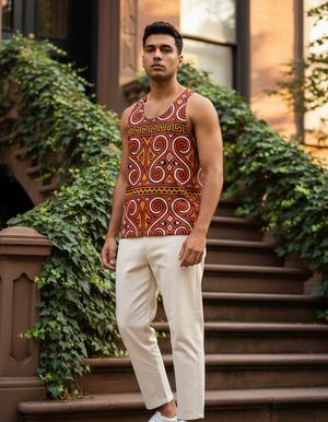 Lukisan Tank Top Men's Tank Top — Dripper