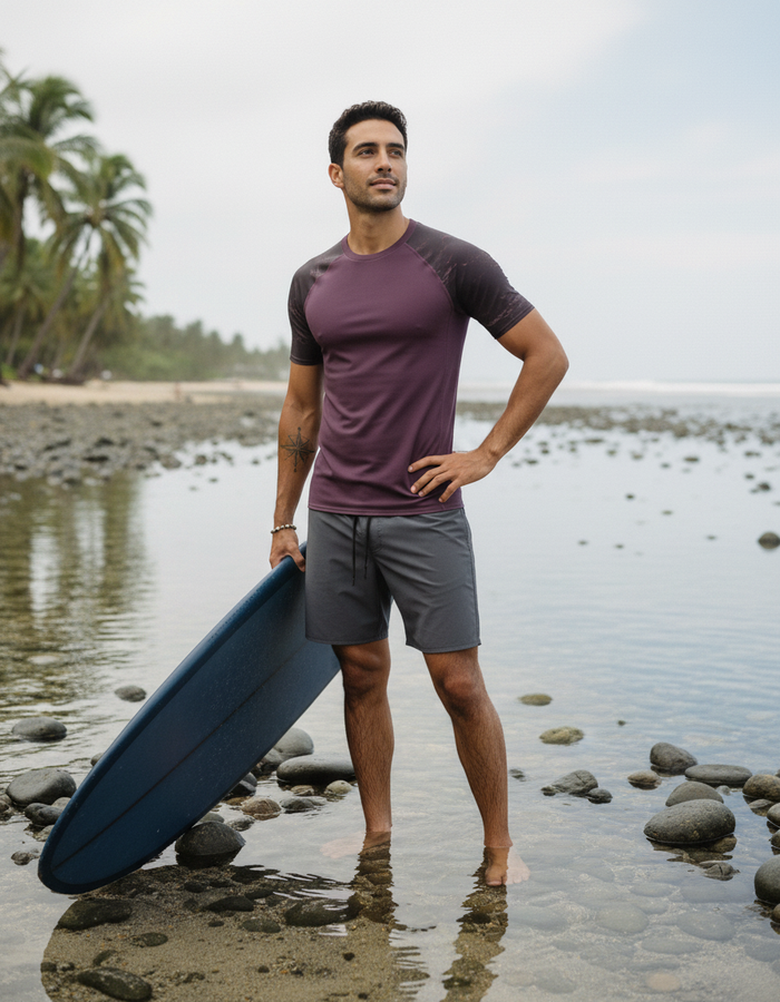Rashguard — Men's Amaranth Eclipse