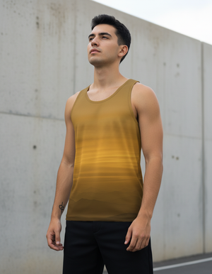 Men's Yellow Solstice tank tops