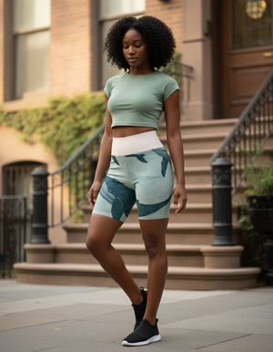 Echo Yoga Shorts Yoga Shorts — Dripper
