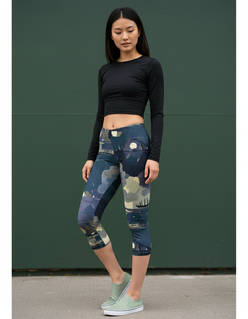Serenity Capri Leggings Capri Leggings — Dripper