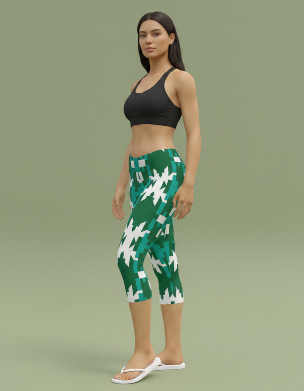 Southwestern Collection capri leggings