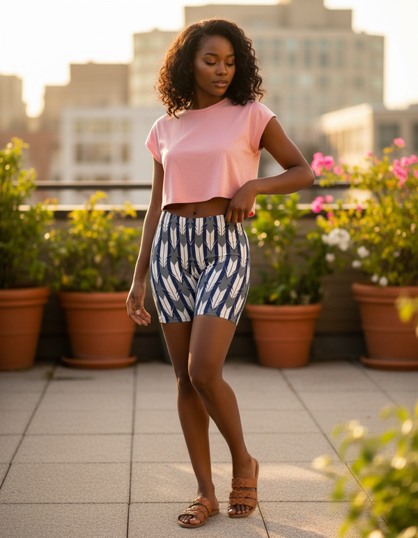 Yagasuri women's short shorts