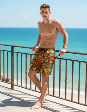 Andes Men's Swim Trunks Men's Swim Trunks — Dripper