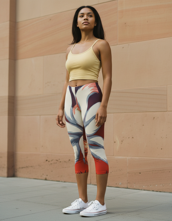 Nine Tails capri leggings