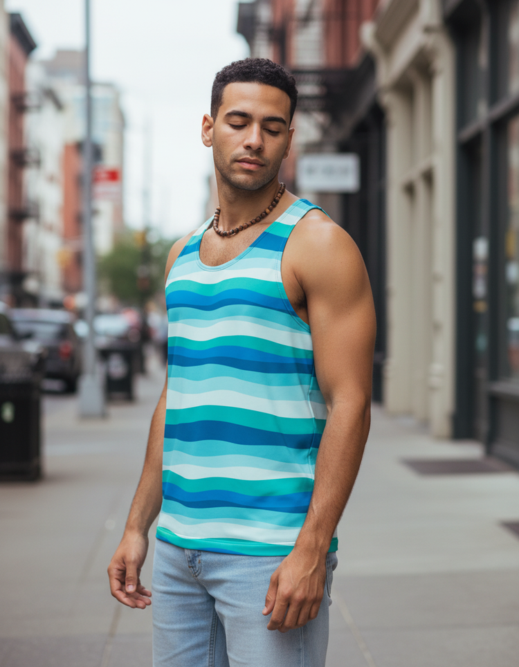 Men's Rainbow Tank Top