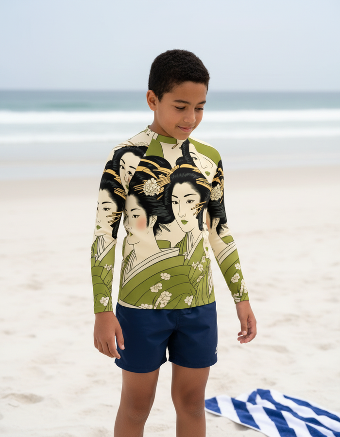 Rashguard — Youth Runway Chartreuse Yume