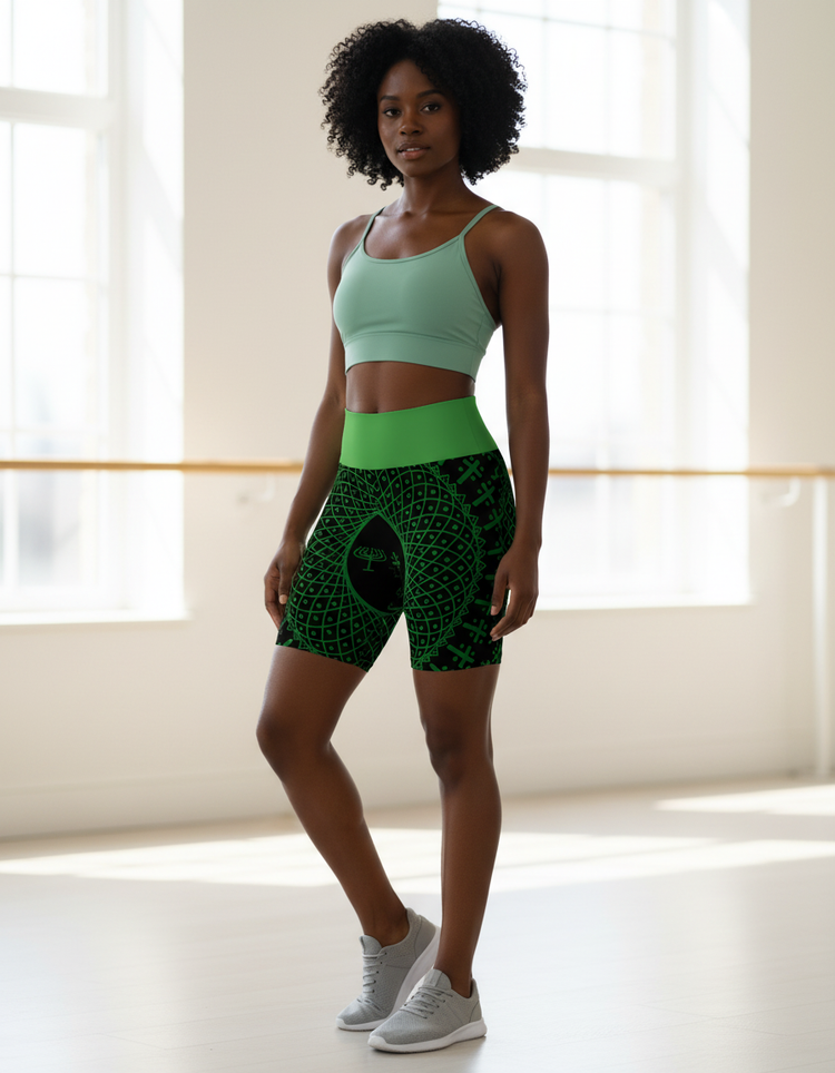 Sacred Symbol Covenant Yoga Shorts