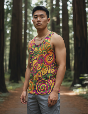 Acacia Trippy Tank Top Men's Tank Top — Dripper