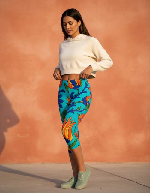 Serin Capri Leggings Capri Leggings — Dripper