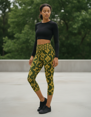 Runway Chartreuse Boca leggings