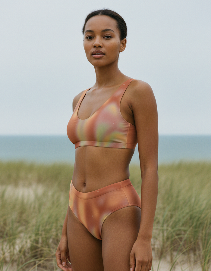 High-Waisted — Burnt Sienna Chroma