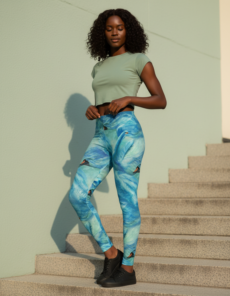 Women's Swan Leggings