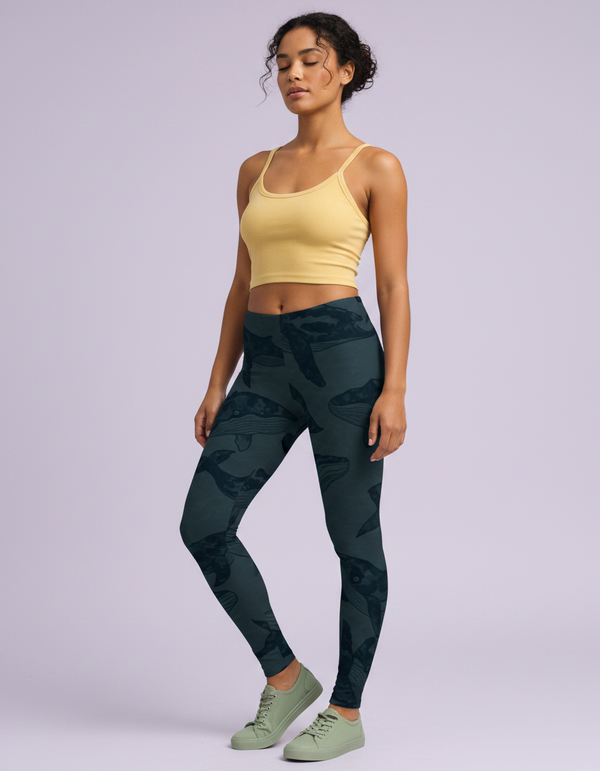 Whale Collection Women's Leggings women's leggings