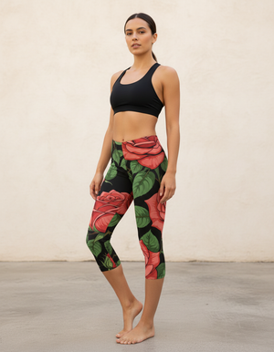 Petal Capri Leggings Capri Leggings — Dripper
