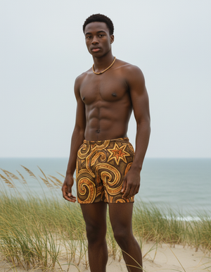 Amber Haze Spectrum men's swim trunks