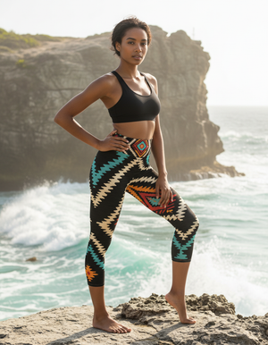 Echo Capri Yoga Leggings Capri Yoga Leggings — Dripper