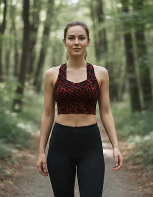 Frutiger Collection longline sports bras