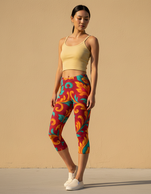 Chada Capri Leggings Capri Leggings — Dripper