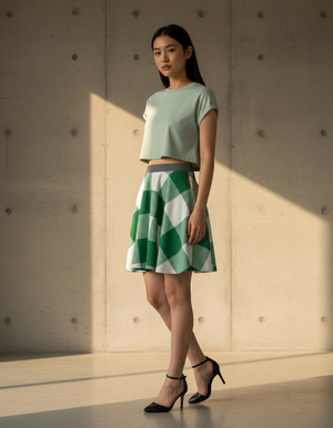 Clover Skater Skirt Skater Skirt — Dripper