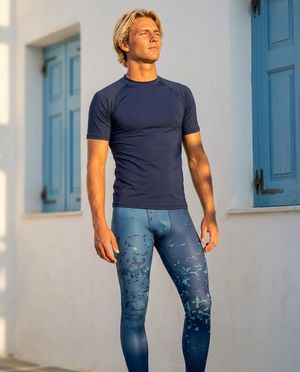 Rhodonite Riptide Leggings Men's Leggings — Lolekai