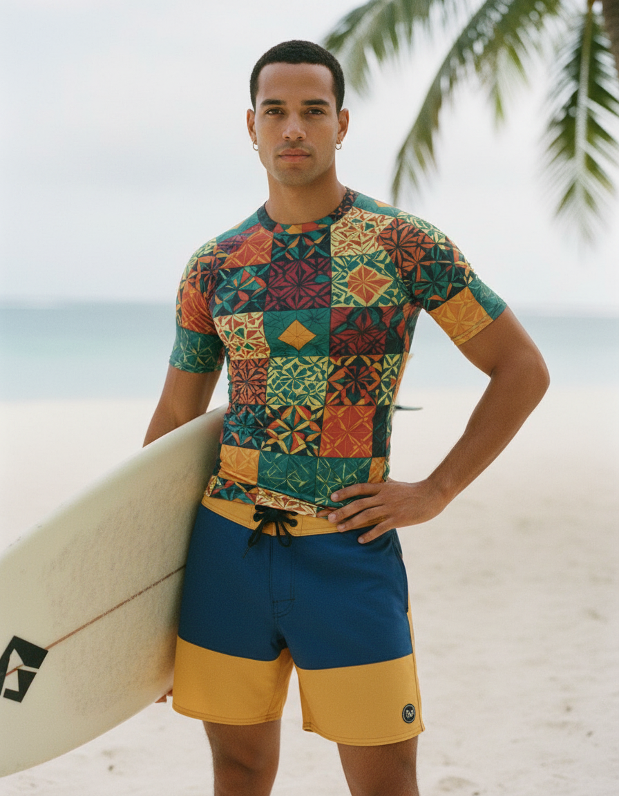 Pulse Rash Guard Men's Rashguard — Lolekai