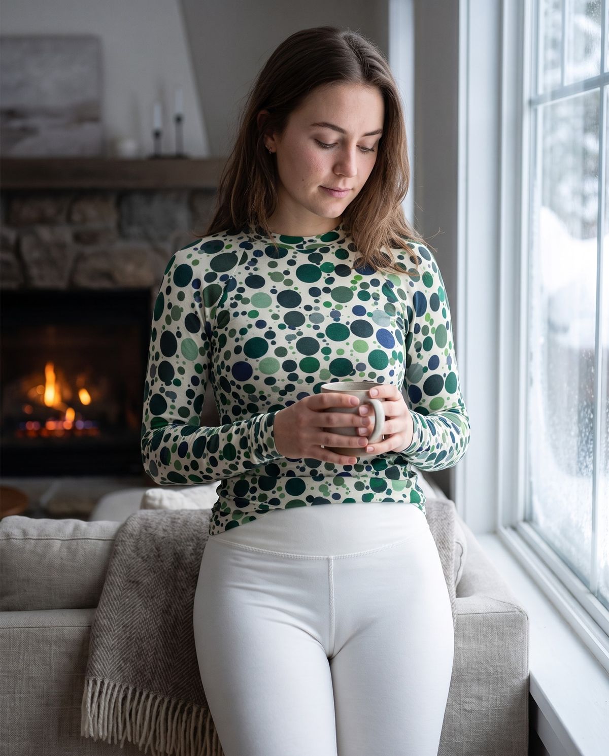 Runway Emerald Dapple Base Layer Women's Rashguard — Lolekai