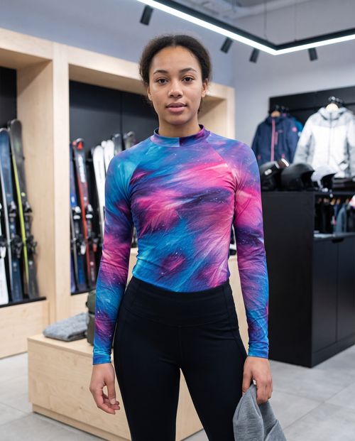 Amaranth Frost Base Layer Women's Rashguard — Lolekai