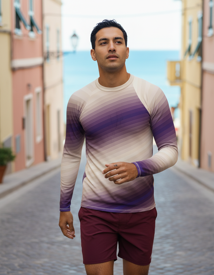 Rashguard — Men's Angora Ripple