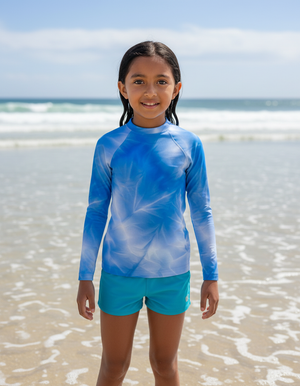 Marina Frost Rash Guard Kids Rash Guard — Dripper