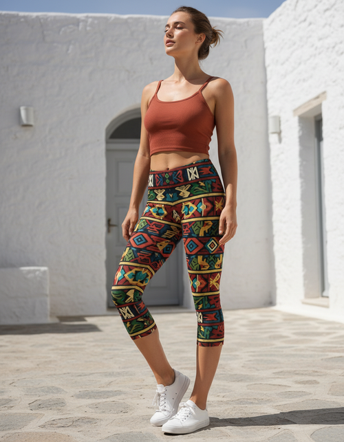Estilo capri leggings