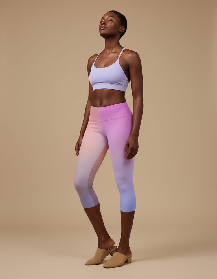 Women's YUV Color Space Capri Leggings
