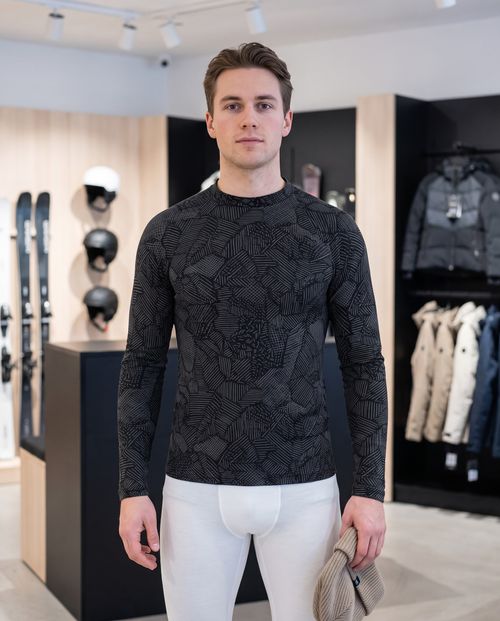 Crosshatch Base Layer Top Men's Rashguard — Lolekai