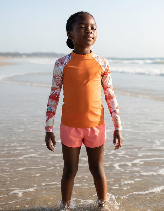 Rashguard — Kids Coral Zenith