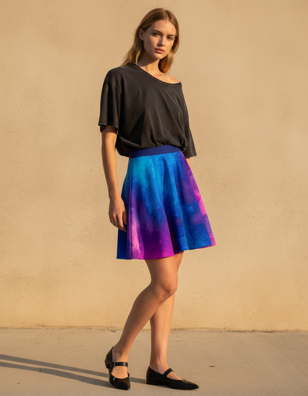 Ice-dye Collection skater skirts