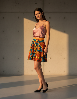Kaleido Skater Skirt Skater Skirt — Dripper