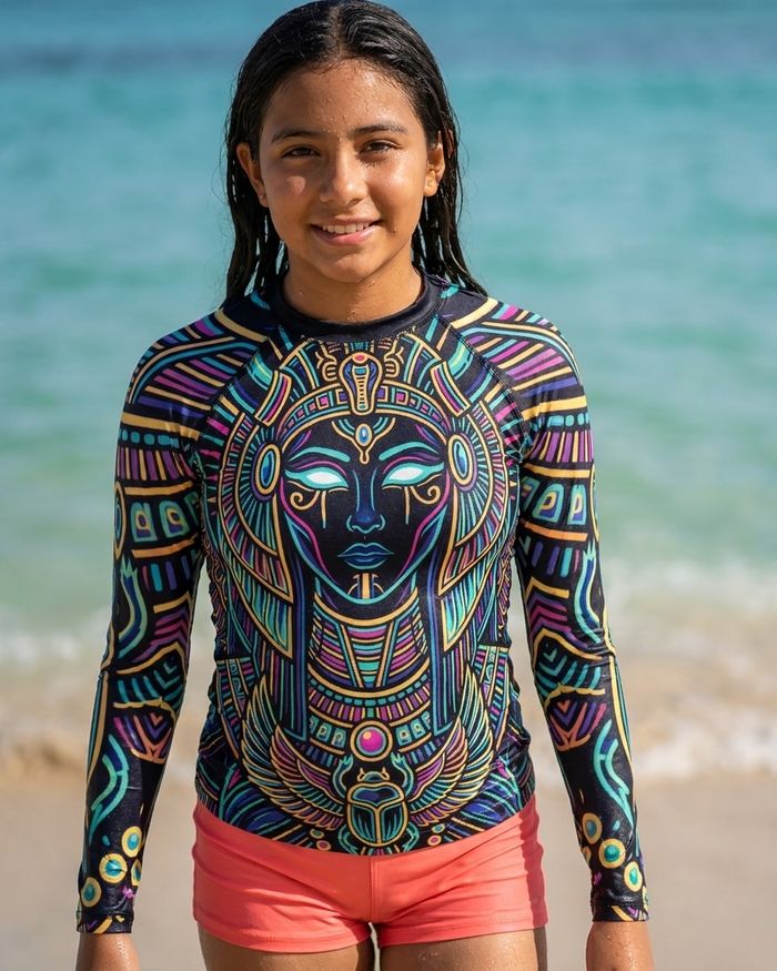 Rashguard — Girls Neon Isis