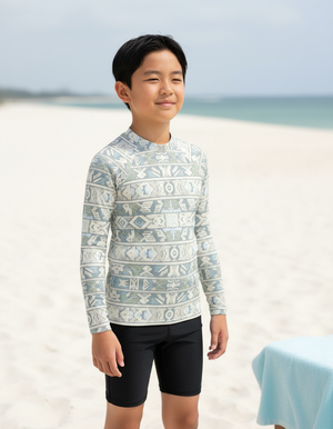 Youth White Onyx Estilo youth rashguards