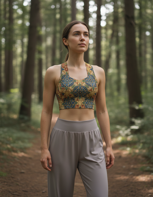 Albaicín longline sports bras