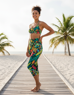 Serenity Capri Yoga Leggings Capri Yoga Leggings — Dripper