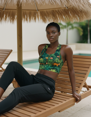 Safari Sports Bra Longline Sports Bra — Dripper