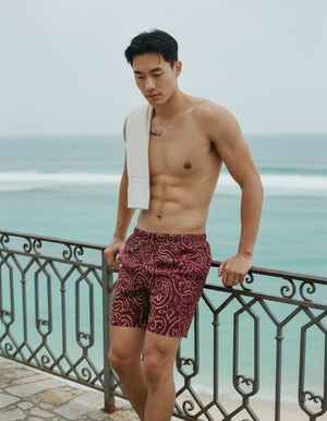 Amber Haze Mirage Men's Swim Trunks bikini — Dripper