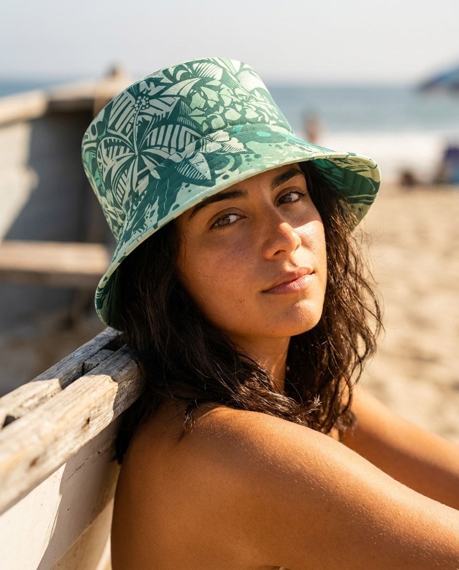 Jelly Mint Lani Poni bucket hats — view 1 of 2
