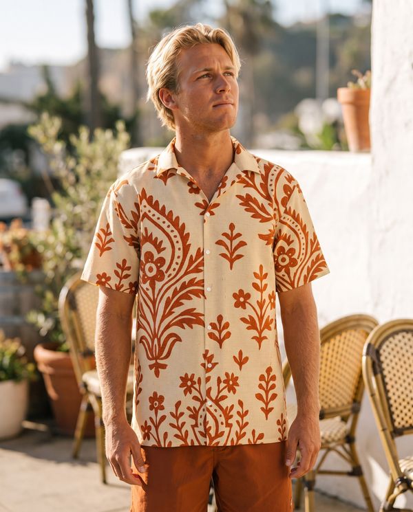 Indian Block Print Bikinis hawaiian shirts